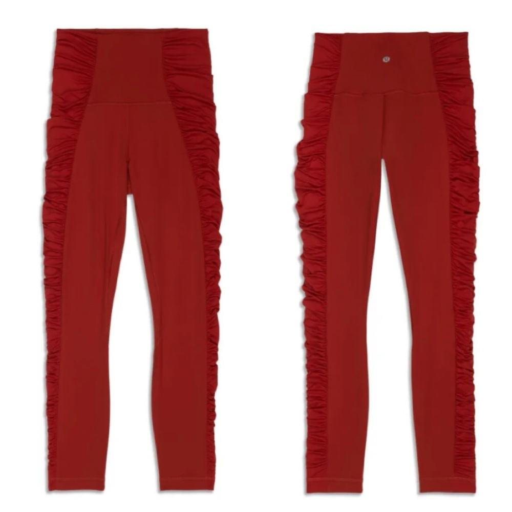 🔹NWOT🔹Lululemon Align High-Rise Pant 25" Ruched - Cayenne